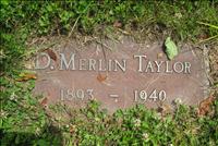 Taylor, D. Merlin